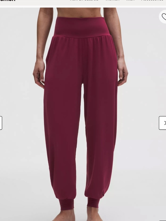 lululemon athletica Pants - Lululemon Rulu Drapey Oversized High-Rise Yoga Jogger- SZ L